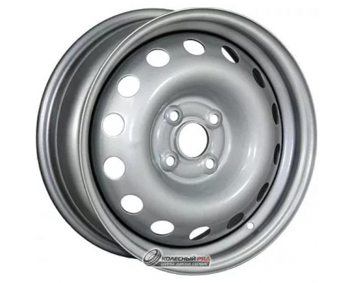 Trebl 53C47G 5.5x14 4*108 ET47 DIA63.3 Silver Штампованный
