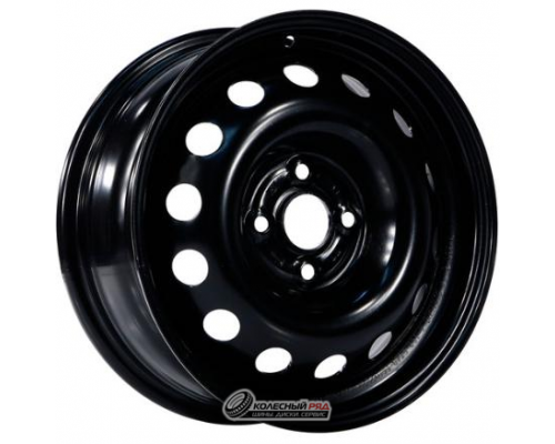 Trebl 64A49A 6x15 4*100 ET49 DIA56.6 Black Штампованный