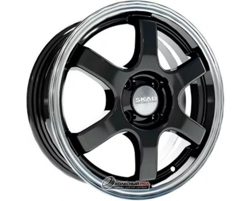 Скад Киото 6x15 4*100 ET48 DIA54.1 Антрацит-алмаз Литой
