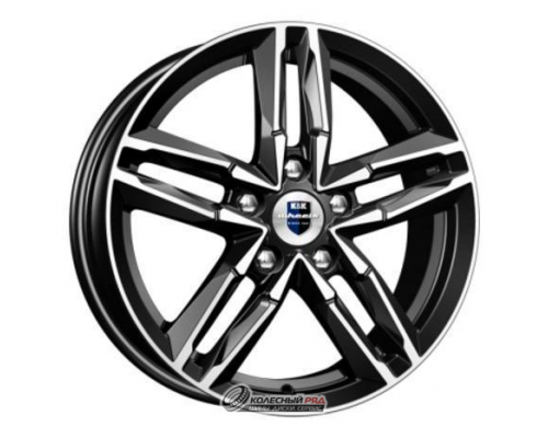 K&K Sayan 6x16 5*112 ET50 DIA57.1 Алмаз черный Литой