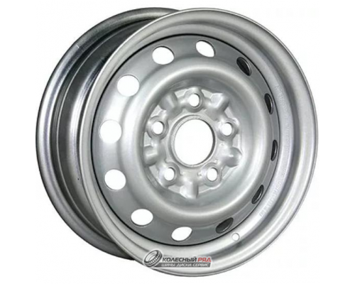 Trebl 6085 5.5x14 5*120 ET40 DIA67.1 Silver Штампованный