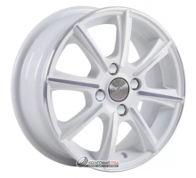 Скад Монако 5.5x14 4*100 ET38 DIA67.1 Алмаз белый Литой