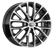 K&K КС782 6x15 4*100 ET46 DIA54.1 Алмаз черный Литой