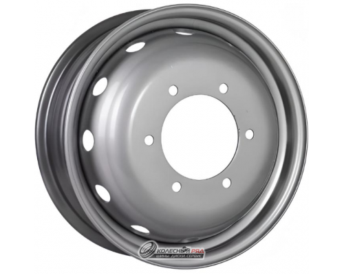 ТЗСК Ford Transit 5.5x16 6*180 ET109 DIA138.8 Silver Штампованный