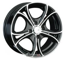 LS 393 7.5x17 5*112 ET45 DIA57.1 BKF Литой
