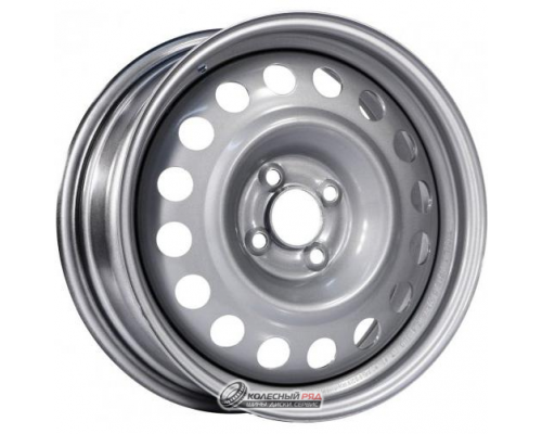Trebl 64C49G 6x15 4*108 ET49 DIA63.3 Silver Штампованный