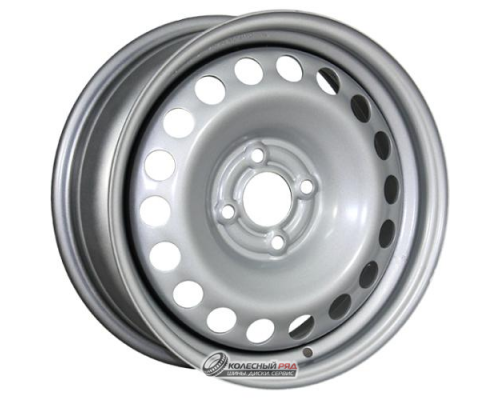 Trebl 64A50C P 6x15 4*100 ET50 DIA60.1 Silver Штампованный
