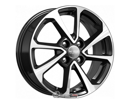 K&K КС861 6x15 4*100 ET48 DIA54.1 Алмаз черный Литой