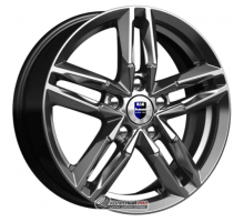 K&K Sayan 6x16 5*112 ET50 DIA57.1 Дарк платинум Литой