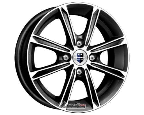 K&K Флэш 5x14 4*100 ET45 DIA67.1 Алмаз черный Литой