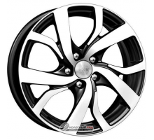 K&K Палермо 6.5x16 5*112 ET50 DIA57.1 Алмаз черный Литой