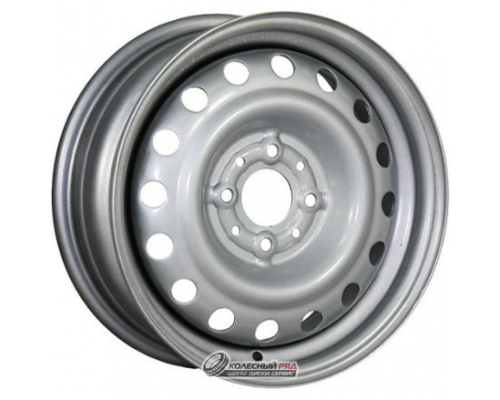 Trebl 53E40M 5.5x14 4*114.3 ET40 DIA66.1 Silver Штампованный