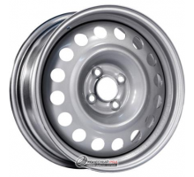 Trebl 8075 6x15 4*114.3 ET43 DIA67.1 Silver Штампованный