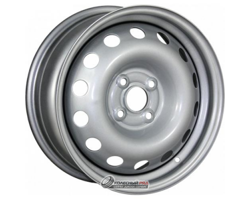 Trebl 53E45H 5.5x14 4*114.3 ET45 DIA67.1 Silver Штампованный