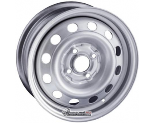 Trebl 6555 5.5x14 4*114.3 ET44 DIA56.6 Silver Штампованный