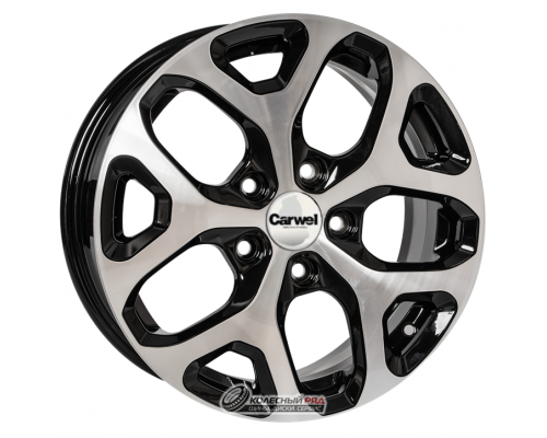 Carwel Аль 6.5x16 5*114.3 ET45 DIA60.1 AB Литой