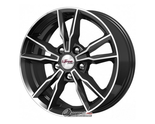iFree Икигай 6.5x16 5*100 ET35 DIA67.1 Блэк Джек Литой