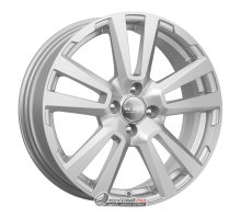 K&K КС874 6.5x17 4*100 ET43 DIA60.1 Сильвер Литой