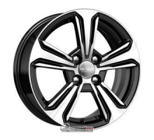 K&K КС777 6x15 4*100 ET48 DIA54.1 Алмаз черный Литой