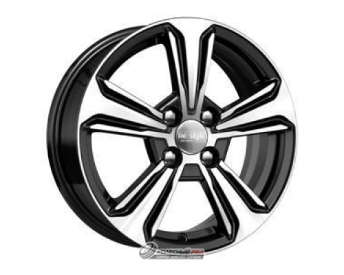 K&K КС777 6x15 4*100 ET48 DIA54.1 Алмаз черный Литой