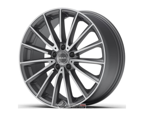 MAK Komet 7.5x17 5*112 ET48 DIA66.6 Gunmetal Mirror Face Литой