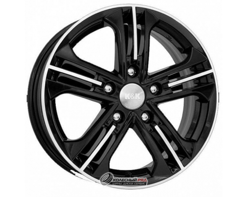 K&K Trinity 6x15 5*114.3 ET44 DIA67.1 Алмаз черный Литой