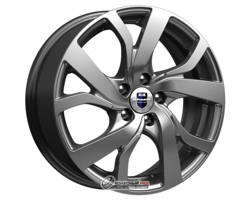 K&K Палермо 6.5x16 5*114.3 ET40 DIA66.1 Дарк платинум Литой