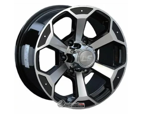 LS 187 7.5x18 6*139.7 ET25 DIA106.1 BKF Литой