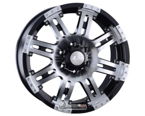 LS 954 9x18 6*139.7 ET25 DIA106.1 BKF Литой