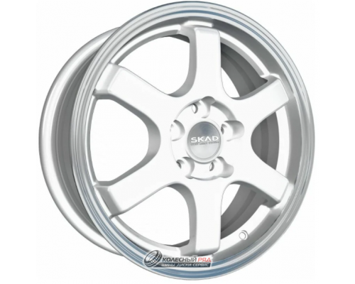 Скад Киото 6x15 4*100 ET45 DIA67.1 Алмаз белый Литой