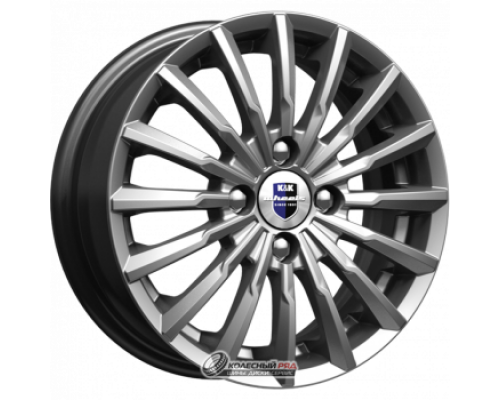 K&K Акцент 7x17 5*100 ET48 DIA56.1 Дарк платинум Литой