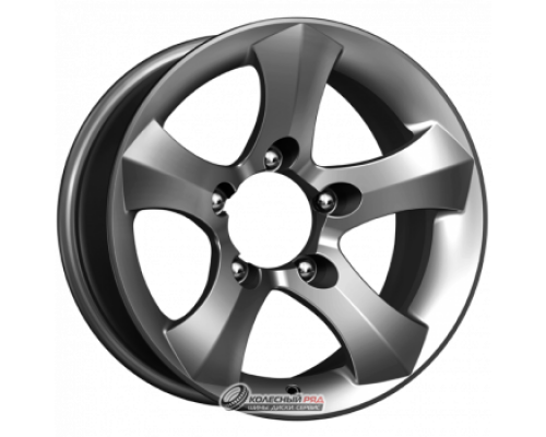 K&K Айсберг 8x16 5*139.7 ET-10 DIA110.1 Дарк платинум Литой