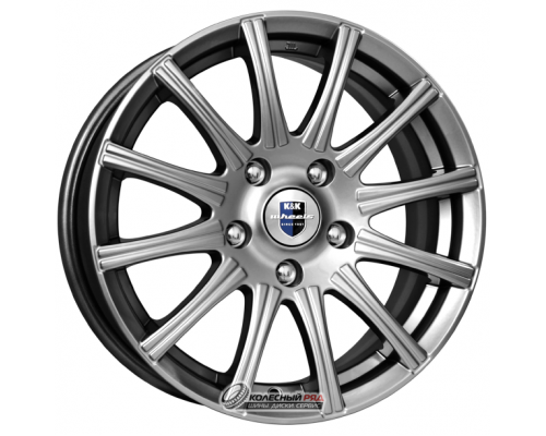 K&K Сиеста 5x13 4*98 ET38 DIA58.6 Дарк платинум Литой