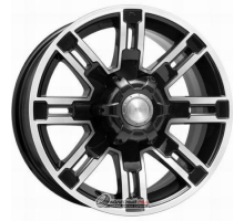 K&K Полюс 7.5x16 6*139.7 ET30 DIA108.1 Алмаз черный Литой