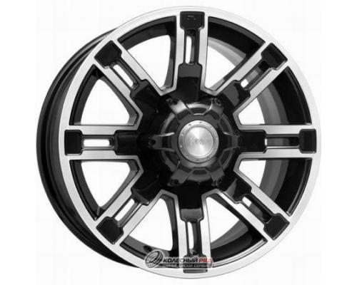 K&K Полюс 7.5x16 6*139.7 ET30 DIA108.1 Алмаз черный Литой