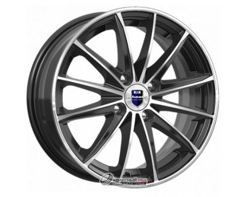 K&K Пойнт Бланк 6x15 4*100 ET35 DIA67.1 Алмаз черный Литой