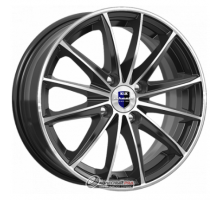 K&K Пойнт Бланк 6x15 4*100 ET48 DIA54.1 Алмаз черный Литой