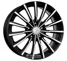 K&K Акцент 7x17 5*114.3 ET38 DIA67.1 Алмаз черный Литой