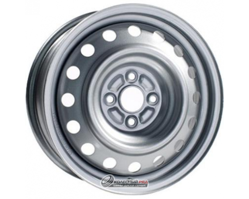Trebl 64A50C 6x15 4*100 ET50 DIA60.1 Silver Штампованный