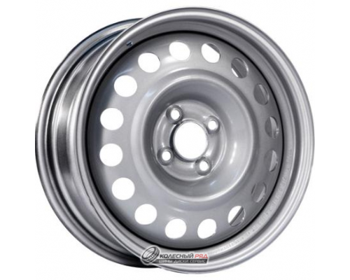 Trebl X40915 6x15 4*100 ET40 DIA60.1 Silver Штампованный