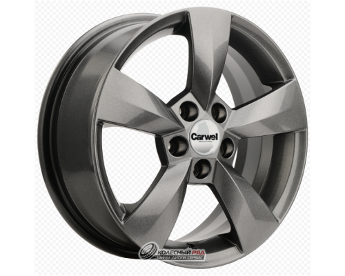 Khomen KHW 1504 6x15 5*100 ET43 DIA57.1 G-Silver Литой
