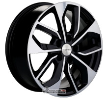Khomen KHW 1703 7x17 5*114.3 ET39 DIA60.1 Black-FP Литой