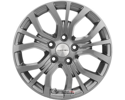 Khomen KHW 1608 6.5x16 5*114.3 ET40 DIA66.1 Gray Литой