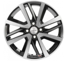 Khomen KHW 1609 6x16 4*100 ET46 DIA54.1 Black-FP Литой