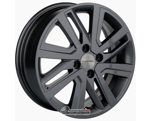 Khomen KHW 1609 6x16 4*100 ET50 DIA60.1 Gray Литой