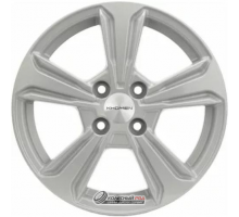Khomen KHW 1502 6x15 4*100 ET45 DIA54.1 F-Silver Литой
