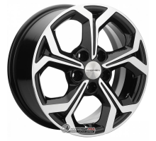 Khomen KHW 1606 6.5x16 5*108 ET50 DIA63.3 Black-FP Литой