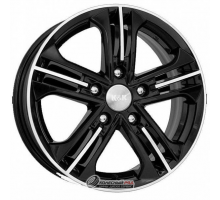 K&K Trinity 6x15 5*108 ET50 DIA63.3 Алмаз черный Литой