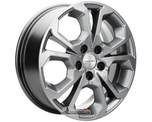 Khomen KHW 1711 6.5x17 5*114.3 ET50 DIA67.1 G-Silver Литой