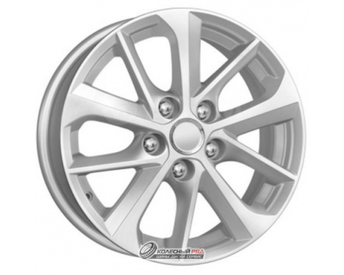 Khomen KHW 1611 6.5x16 5*112 ET46 DIA57.1 Silver-FP Литой